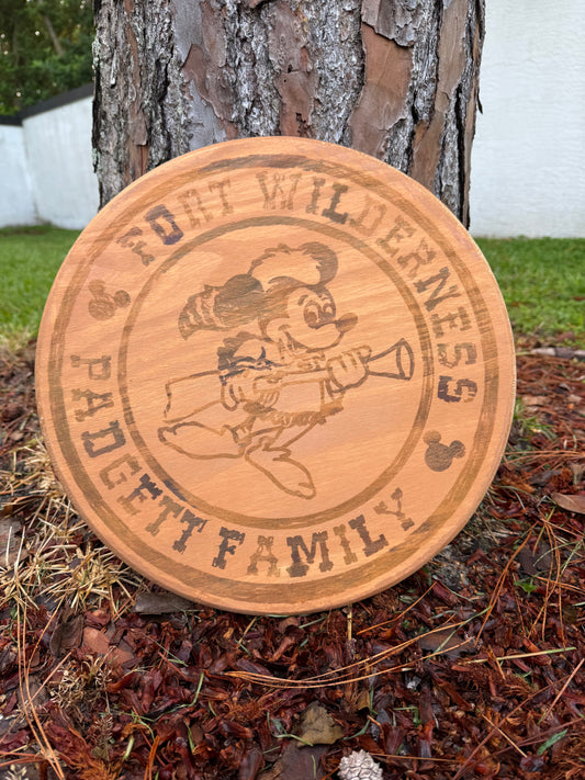 Wilderness Camping Sign
